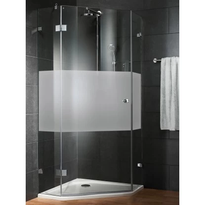 Schulte Fünfeckdusche Davita 3-teilig Dekor Dezent 3 Schulte Fünfeckdusche Davita 3-teilig Dekor Dezent