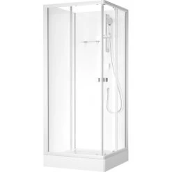 Baliv Komplettdusche DUK-85.110KE 85 Cm X 85 Cm Silber Matt -Badezimmergeschäft 4250312110935 S01 300720 L