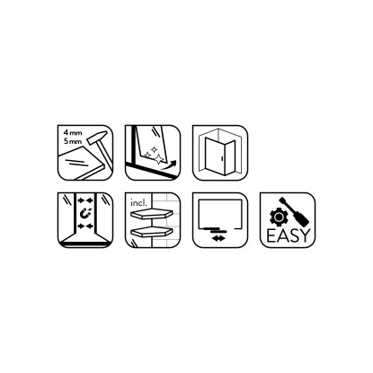 Baliv Komplettdusche DUK-115.120KE 115 Cm X 90 Cm Silber Matt 12 Baliv Komplettdusche DUK-115.120KE 115 Cm X 90 Cm Silber Matt – Bild 10