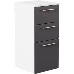 Posseik Midischrank Viva 35,2 Cm Anthrazit Seidenglanz