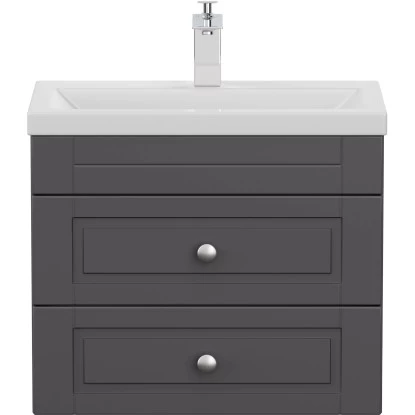 Posseik Badmöbel-Set Portus SlimLine H X B X T: 52 Cm X 60 Cm X 36 Cm Anthrazit 10 Posseik Badmöbel-Set Portus SlimLine H X B X T: 52 Cm X 60 Cm X 36 Cm Anthrazit – Bild 8