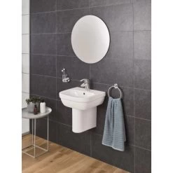 Grohe Handwaschbecken Euro Keramik Alpinweiß 45 Cm 6 Grohe Handwaschbecken Euro Keramik Alpinweiß 45 Cm -Badezimmergeschäft 428748 4250 02