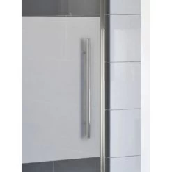 Schulte Youngline Drehtür Inkl. Seitenwand Chromoptik Echtglas Klar Hell -Badezimmergeschäft 440341 4081 2