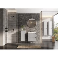 Maximus Waschbeckenunterschrank Sisi 60 Cm 2 Schubladen Stone Matt -Badezimmergeschäft 441248 4807 Ambiente 2