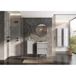 Maximus Waschbeckenunterschrank Sisi 60 Cm 2 Schubladen Stone Matt -Badezimmergeschäft 441248 4807 Ambiente 4