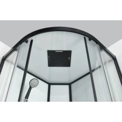 Sanotechnik Komplettduschkabine Sky 1 CL73 Schwarz -Badezimmergeschäft 447529 4633 3