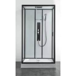 Sanotechnik Komplettduschkabine Sky 3 CL75 Schwarz -Badezimmergeschäft 447532 4633 3