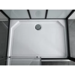 Sanotechnik Komplettduschkabine Sky 3 CL75 Schwarz -Badezimmergeschäft 447532 4633 4