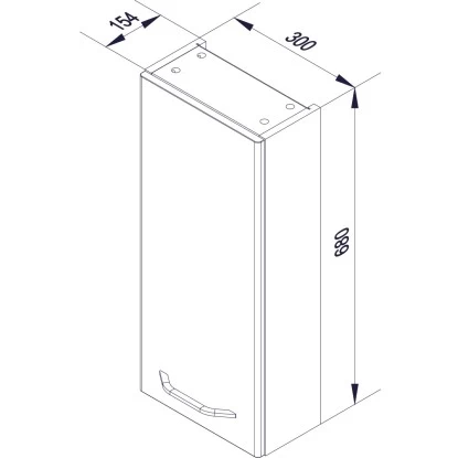Fackelmann Hängeschrank 30 Cm Milano Ast-Eiche 8 Fackelmann Hängeschrank 30 Cm Milano Ast-Eiche – Bild 6