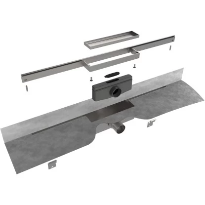 ESS Easy Drain Duschrinne M-Line 80 Cm Komplettset Sperrwasserhöhe 30 Mm 4 ESS Easy Drain Duschrinne M-Line 80 Cm Komplettset Sperrwasserhöhe 30 Mm – Bild 2