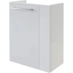 Fackelmann Waschbeckenunterschrank Links 44 Cm Rondo Weiß