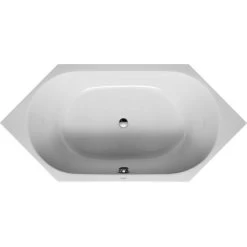 Duravit Badewanne D-Code 190 Cm X 90 Cm Sechseck Einbauversion Weiß
