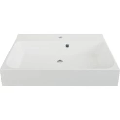 AquaSu CuVa Multifunktions-Waschbecken 60 Cm Weiß