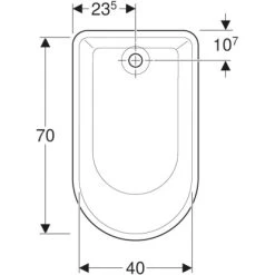 Geberit Raumsparwanne Bambini Weiß 13 Geberit Raumsparwanne Bambini Weiß -Badezimmergeschäft 516234 4123 das 762447 5