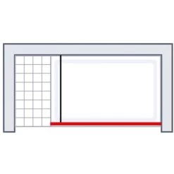 Schulte Duschwand Garant Walk In 90 X 200 Cm Chromoptik Glas Dezent -Badezimmergeschäft 534137 2053 2