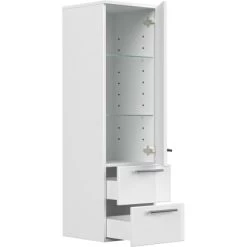 Posseik Hochschrank Homeline 35,2 Cm Weiß Hochglanz 9 Posseik Hochschrank Homeline 35,2 Cm Weiß Hochglanz -Badezimmergeschäft 537 4873 PHS120CM000101DE2