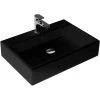 Villeroy & Boch Boch Aufsatzwaschbecken Memento 50cm Glossy Black Mit HL Mit ÜL CPlus -Badezimmergeschäft 54 4123 vbb d 513561 black