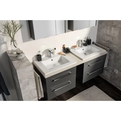 Fackelmann Handwaschbecken B.Perfect 62 Cm Weiß 4 Fackelmann Handwaschbecken B.Perfect 62 Cm Weiß – Bild 2