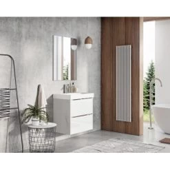 Maximus Waschtischunterschrank Velo 60 Cm Weiß Hochglanz -Badezimmergeschäft 5902490644878 4807 3