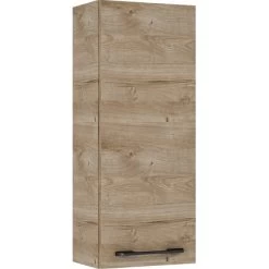 Maximus Hängeschrank Madrid 30 Cm Canela Eiche Mit Schwarzen Griffen