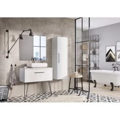 Maximus Hochschrank 40 Cm Futuris Weiß -Badezimmergeschäft 5907546854614 4807 6