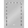 Lichtspiegel LED 50 Cm X 70 Cm Mit Integrierter Digitaluhr -Badezimmergeschäft 5 LEDLichtspiegelTimeLight