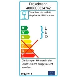 Fackelmann LED-Aufsatzleuchte VIORA EEK: A-A++ -Badezimmergeschäft 6089619 PCM 201402 EUP