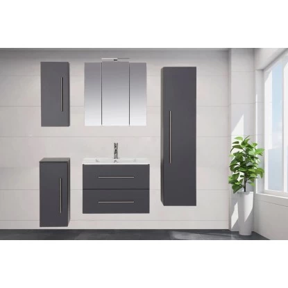 Posseik Badezimmer-Hochschrank Homeline 35 Cm Anthrazit 7 Posseik Badezimmer-Hochschrank Homeline 35 Cm Anthrazit – Bild 5