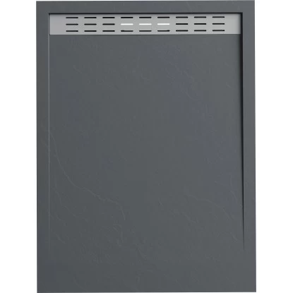 Verosan+ Duschplatte Mit Duschrinne Dunkelgrau 120 Cm X 90 Cm 3 Verosan+ Duschplatte Mit Duschrinne Dunkelgrau 120 Cm X 90 Cm