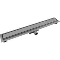 VerosanPro Duschrinne Nakia DR2 Komplettset Inkl. Designrost Matt Hellgrau 70 Cm