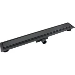 VerosanPro Duschrinne Nakia DR2 Komplettset Designrost Matt Dunkelgrau 100 Cm