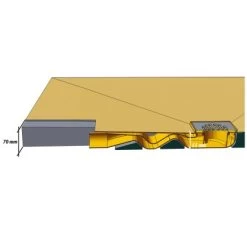 Bodenebenes Verfliesbares Duschelement 120 Cm X 120 Cm -Badezimmergeschäft 674803 3209 4