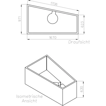 Ottofond Wannenträger Galia I 170 Cm Rechts 4 Ottofond Wannenträger Galia I 170 Cm Rechts – Bild 2