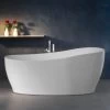 Freistehende Badewanne Aviva 180 Cm X 85 Cm Weiß 2 Freistehende Badewanne Aviva 180 Cm X 85 Cm Weiß -Badezimmergeschäft 675616 3209 2