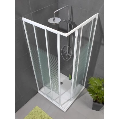 Schulte Eckdusche Sunny Mit Querstreifen 90 X 90 Cm 2-teilig Variabel Alu Natur 5 Schulte Eckdusche Sunny Mit Querstreifen 90 X 90 Cm 2-teilig Variabel Alu Natur – Bild 3