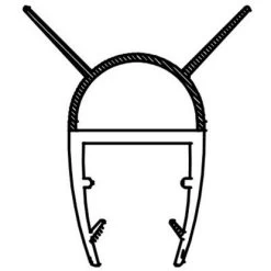 Dichtleiste Für Duschkabinen 2er-Set 8 Mm Glasstärke 15 Dichtleiste Für Duschkabinen 2er-Set 8 Mm Glasstärke -Badezimmergeschäft 702407 4633 4