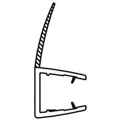 Dichtleiste Für Duschkabinen 2er-Set 8 Mm Glasstärke 16 Dichtleiste Für Duschkabinen 2er-Set 8 Mm Glasstärke -Badezimmergeschäft 702407 4633 5