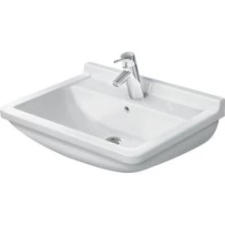 Duravit Handwaschbecken Starck 3 45 Cm Weiß Mit Überlauf Und 1 Hahnloch