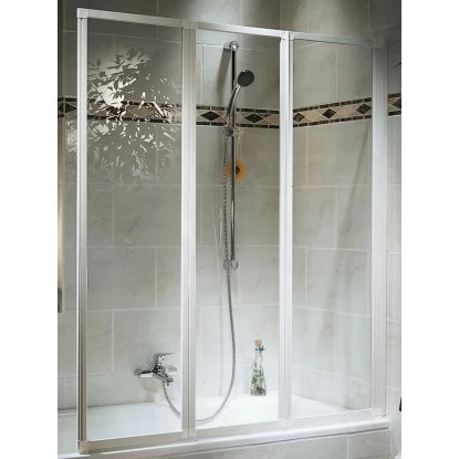 Schulte Badewannenaufsatz 3tlg. Einfaltbar Alpinweiß Kunstglas HxB 140x127cm 3 Schulte Badewannenaufsatz 3tlg. Einfaltbar Alpinweiß Kunstglas HxB 140x127cm