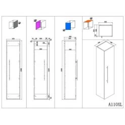 Posseik Hochschrank Homeline 150 Cm Beton 9 Posseik Hochschrank Homeline 150 Cm Beton -Badezimmergeschäft 73 HOMELINEHS150000216DE 4