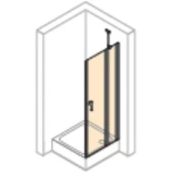 Hüppe Schwingtür Design Pure Festes Segment BxH: 90 Cm X 200 Cm Silber HG -Badezimmergeschäft 74325 2438 HPUV28P07MAF 21