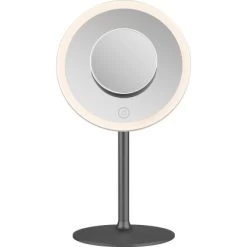 Baliv LED Kosmetik Standspiegel Schwarz -Badezimmergeschäft 743446 3049 3