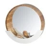 Wenko Wandspiegel Finja Mit Ablage Bambus 39 X 38 X 9.5 Cm Braun -Badezimmergeschäft 74910 sb freisteller de 02