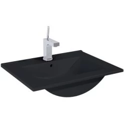 Maximus Waschbecken Kyra Schwarz Matt 60 Cm 6 Maximus Waschbecken Kyra Schwarz Matt 60 Cm -Badezimmergeschäft 758111 4807 2