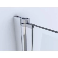 Aurlane Badewannenfaltwand Silver Classic 80 Cm X 140 Cm Chrom 1-flügelig -Badezimmergeschäft 760892 4018 3