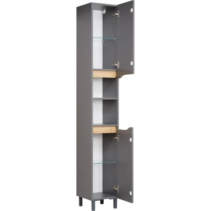 Pelipal Hochschrank Quickset 357 30 Cm Quarzgrau Matt 7 Pelipal Hochschrank Quickset 357 30 Cm Quarzgrau Matt – Bild 5