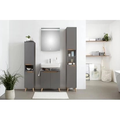 Pelipal Hochschrank Quickset 357 30 Cm Quarzgrau Matt 5 Pelipal Hochschrank Quickset 357 30 Cm Quarzgrau Matt – Bild 3