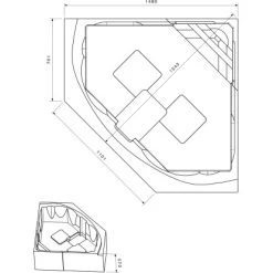 Badewannenträger Für Ottofond Madras Eckwanne Mit Ablage 145 Cm X 145 Cm 5 Badewannenträger Für Ottofond Madras Eckwanne Mit Ablage 145 Cm X 145 Cm -Badezimmergeschäft 766000 4034 17055254 2