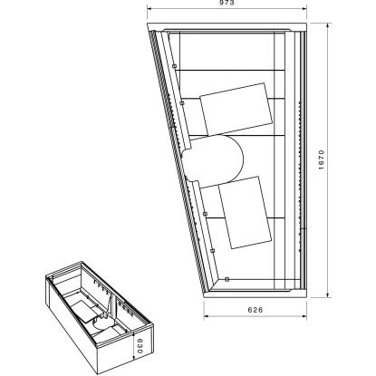 Badewannenträger Für Ottofond Galia 1 Links Ohne Ablage 170 Cm X 100 Cm 4 Badewannenträger Für Ottofond Galia 1 Links Ohne Ablage 170 Cm X 100 Cm – Bild 2