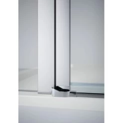 Hüppe Schwingtür Design Pure Festes Segment BxH: 98 Cm X 190 Cm Silber HG -Badezimmergeschäft 774325 2438 HPDE48P07 6 7